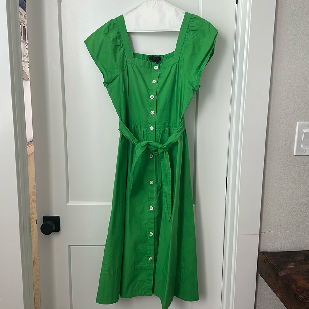 JCrew square neck dress